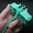 2.jpg STL file Snake hammer・3D printing template to download