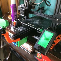 Корпус RPi4 OctoPi для рельсов Creality/Ender