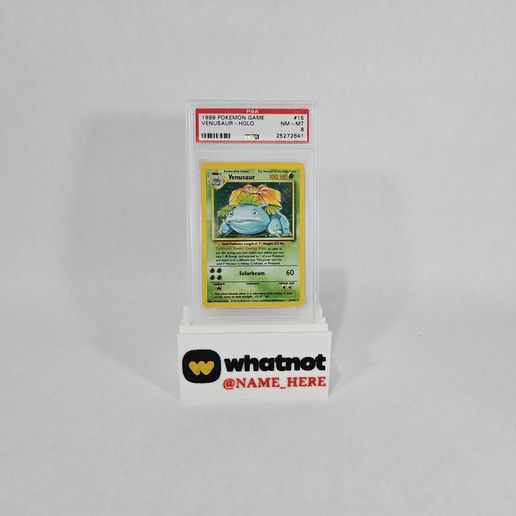 Whatnot Trading Card Display Stand