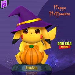 Pikachu_Halloween.jpg Fichier 3D Pikachu au festival d'Halloween・Modèle à imprimer en 3D à télécharger