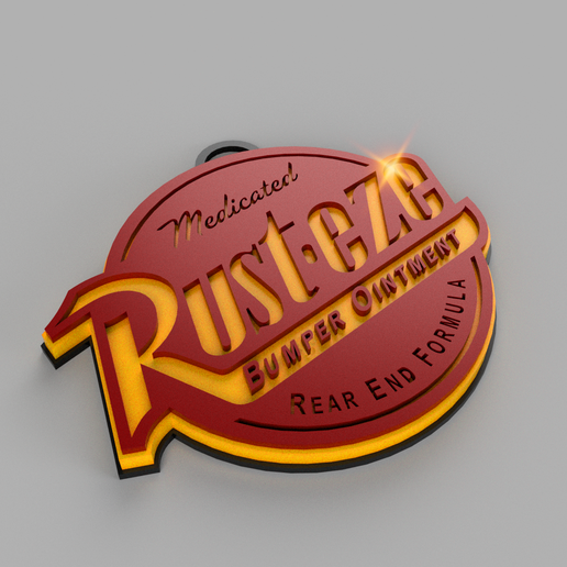 🗝️ Rust-eze Cars keychain・ STL File for ・Cults