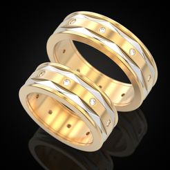 Wedding-ring-84-1.jpg Fichier STL Anneau de mariage 84・Modèle pour imprimante 3D à télécharger