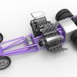 3.jpg Diecast Motor delantero old school dragster con 2 V8 Escala 1:25