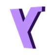 Y.stl Letters and Numbers POKEMON (2 colors) Letters and Numbers | Logo