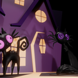 c4.png Halloween scary cats