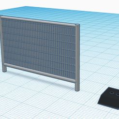 Unbenannt-1.jpg Archivo STL gratuito Valla de construcción 1:87 H0・Objeto para descargar e imprimir en 3D
