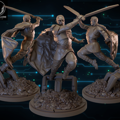st-15.png STL file star wars shatterpoint gideon presupported included・3D printable design to download