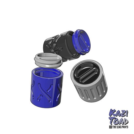 render.jpg Recipientes pequeños con tapón de rosca