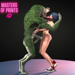1.jpg Fichier STL licker attack - NSFW - MINIATURE ÉROTIQUE ÉCHELLE 75 MM・Design pour imprimante 3D à télécharger
