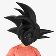 mascara2.png Goku Mask Dragon Ball - In parts for small 3d printers