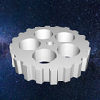 Shiny-Bojo-Fyyran-3.png Mechanical Gear 3 - Part for engines, clocks, robots, electric motors, bicycles, trains for 3D Printing