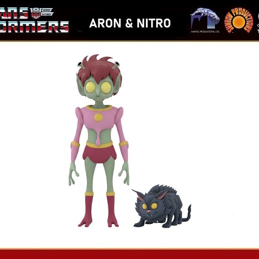 Transformers G1 Alien Aron + Nitro