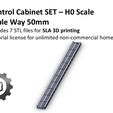 ScaleFiction3D_Cabinet_8.jpg H0 Scale - Control Cabinet and Cable Tray 3D print model