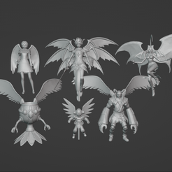 Екранна-снимка-1977.png Archivo STL Yugioh Darklord 3d imprimible stl modelo pack DDM・Diseño de impresora 3D para descargar