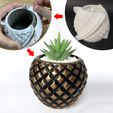 Diamond-Pot-3D-printed-mold-1.jpg Diamond Pot mold - Include Pot file for print