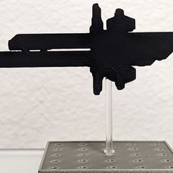 PXL_20230202_055654281.jpg Free STL file Halo Fleet Battles Redux Silhouette Series Erod Orbital Weapons Platform・3D printing model to download