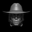 1.jpg Michael Jackson Headsculpt - Hat Version - 1:6 & 1:12 Scale STL & OBJ