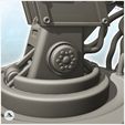7.jpg Firing turret with double guns and rockets (1) - Future Sci-Fi SF Infinity Terrain Tabletop Scifi