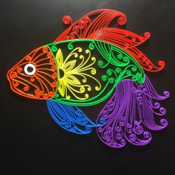 IMG_0516.JPG Free STL file Fish ( Quilling Style )・Design to download and 3D print, cmtm