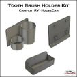 RV_Toothbrush_kit_01.jpg Toothbrush & Toothpaste holder set for RV and Campers