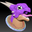 Model 1.PNG Free STL file Dragon Gohan Bust - Dragon Ball・3D printer design to download