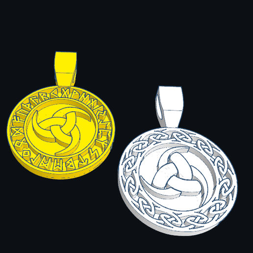 The triple horn of Odin 1 3D model