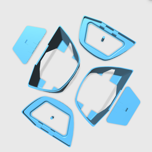 Toyota Rav4 in-door garbage cans