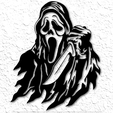 project_20230216_1540046-01.png Ghostface Scream Wall Art Scream Mask Wall Decor