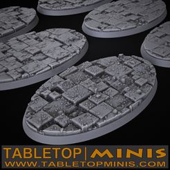 B_comp_main.0001.jpg Fichier STL Carreaux brisés 90x52mm Bases・Modèle à télécharger et à imprimer en 3D