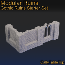 StarterGothicRuinsCover.png Modular Gothic Ruins - Starter Set - Tabletop Terrain