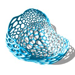 Voronoi_Bowl.jpg Archivo 3D gratis Tazón de Voronoi・Modelo de impresión 3D para descargar