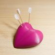 H4.jpg Lovestruck Valentines Toothpick Holder  |  Tableware