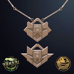 Nur_Ab_sal_Necklace-ETERNAL-1.jpg 3D file NUR-AB-SAL NECKLACE SET - INDIANA JONES - ETERNAL・Model to download and 3D print