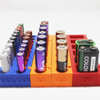 frontal.png Porte-piles modulaire (AA, AAA, 9V)