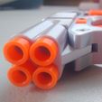 20200609_184006.jpg Functional Pepperbox 4-barrel Derringer Cap Gun Toy
