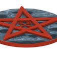 Pentacle-pentagramm-10-v4-06.png Hagan magic pentaclen activate the deck divination on tarot cards witch  altar part pt-10 3d-print and cnc