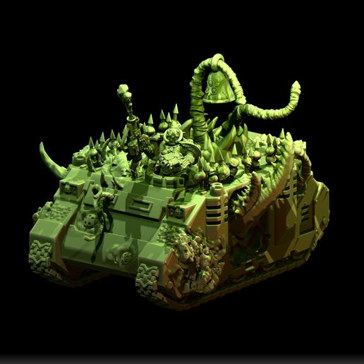 Tank with Flu 3D model