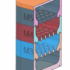 293e7e2f-a5b4-43f8-9995-1ee60e8b5df6.JPG Free 3D file Bolt-Sorting Sieve Screen - Spacer・3D printer model to download