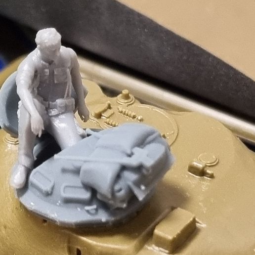 🪖 M48A3 tank commander cupola M1 G305 riser open hatch・ STL File for 3D ...
