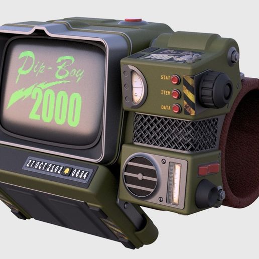 🎲 Fallout76 Pip-Boy 2000 Mk VI・Free 3D File for ・Cults