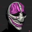 001d.jpg Hoxton Mask - Payday 2 Mask - Halloween Cosplay Mask 3D print model