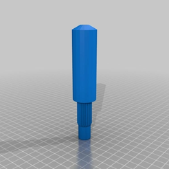 8115f37bf68352c0711b20bf261d15fb.png STL file Centreur embrayage 206 1.4 hdi (Clutch center tool)・Model to download and 3D print