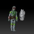 ScreenShot1006.jpg Star Wars .stl Bobafett.3D action figure .OBJ Kenner style.