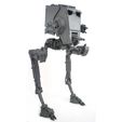front & side.jpg Star Wars ATST Walker - Ready to print - with instructions