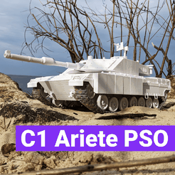 thumb.png Файл 3D C1 Ariete PSO・Шаблон для 3D-печати для загрузки