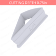 1-8_Of_Pie~2.5in-cookiecutter-only2.png Slice (1∕8) of Pie Cookie Cutter 2.5in / 6.4cm