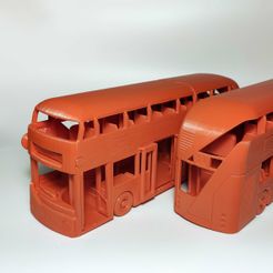 1.jpeg STL file Print-in-Place New Routemaster Double Decker Bus・3D printer model to download