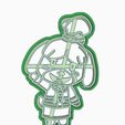 SDADRQR.png STL file ISABELLE 3 - COOKIE CUTTER / ANIMAL CROSSING・3D print object to download