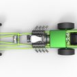 10.jpg Diecast Motore anteriore dragster vecchia scuola con V8 Scala 1:25
