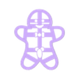 Mature Gingerbread Men Stamp.stl Set Mature Gingerbread Man Cookie Cutter - Hombre de Jengibre Cortador de Galletas